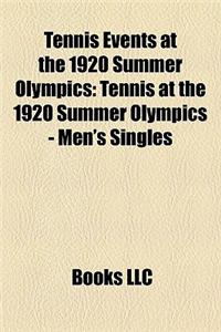 Tennis Events at the 1920 Summer Olympics