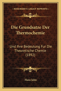 Grundsatze Der Thermochemie