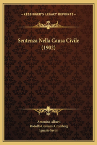 Sentenza Nella Causa Civile (1902)