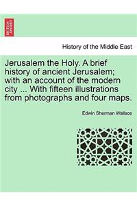 Jerusalem the Holy. a Brief History of Ancient Jerusalem; With an Account of the Modern City ... with Fifteen Illustrations from Photographs and Four Maps.