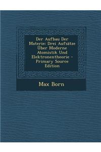 Der Aufbau Der Materie