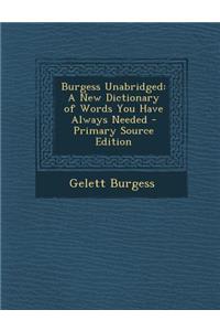 Burgess Unabridged