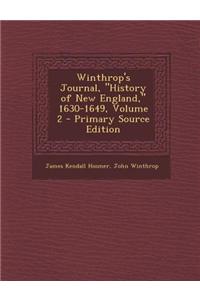 Winthrop's Journal, 