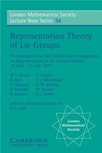 Representation Theory of Lie Groups