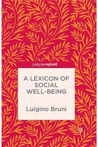 Lexicon of Social Well-Being