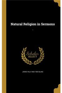 Natural Religion in Sermons