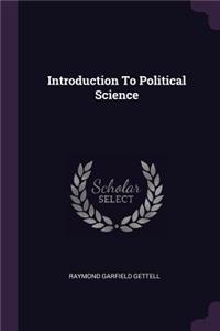 Introduction To Political Science