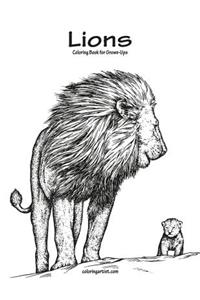 Lions Coloring Book for Grown-Ups 1