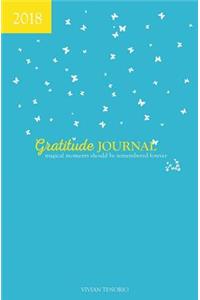 2018 Gratitude Journal - Turquoise