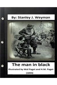 man in black. Illustrated by