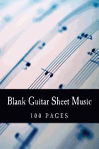 Blank Guitar Sheet Music