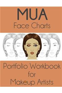 MUA Face Charts Portfolio Workbook for Makeup Artists