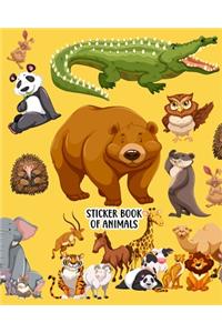 Sticker Book Of Animals