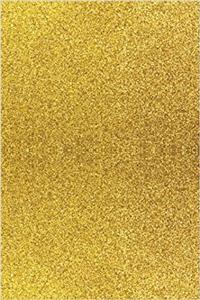 Gold Glitter Journal