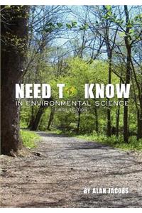 Need to Know - In Environmental Studies