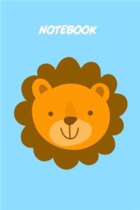 Baby lion kids Notebook [Lined] [6x9] [110 pages]