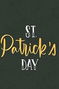 St patrick's Day Notebook