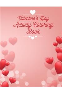 Valentine's Day Activity Coloring Book