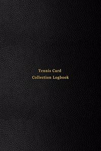 Tennis Card Collection Logbook