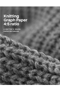 Knitting Graph Paper 4 5 ratio - A Knitter's Graph Paper Notebook