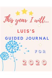 This Year I Will Luis's 2020 Guided Journal