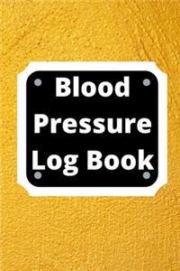 Blood Pressure Log Book