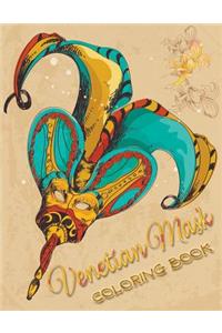 Venetian Mask Coloring Book