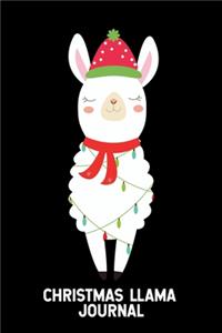 Christmas Llama Journal