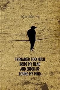 I Remained Too Much Inside My Head And Ended Up Losing My Mind
