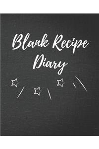 Blank Recipe Diary