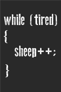 While Tired Sheep