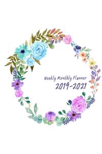 2019-2020 Monthly Planner: Academic Weekly & Monthly Pocket Calendar Schedule Organizer, 8.5" x 11", 102 Pages