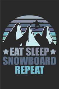 Eat Sleep Snowboard Repeat