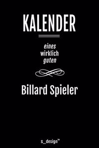 Kalender für Billard Spieler