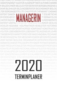 Managerin - 2020 Terminplaner