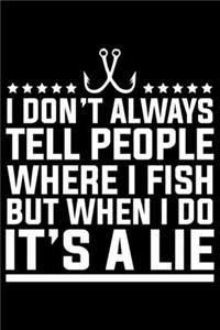 I Don't Always Tell People Where I Fish