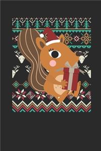 Ugly Christmas - Squirrel: Blank Lined Notebook / Journal (6 X 9 -120 Pages) - Ugly Christmas Gift Idea