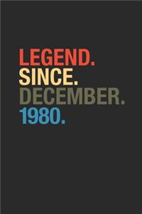 Legend Since December 1980