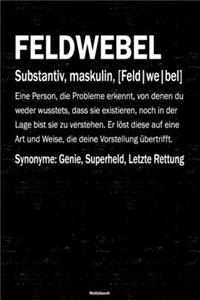 Feldwebel Notizbuch