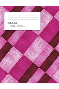 Pink Geometric Composition Notebook