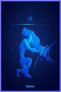 Aquarius: Zodiac Astrology Symbol Star Sign Gift Journal