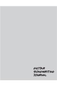 Guitar Songwriting Journal