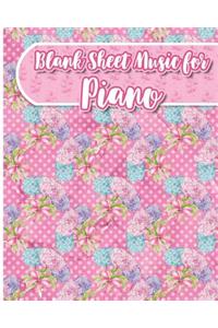 Blank Sheet Music for Piano