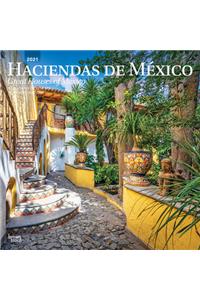 Haciendas de Mexico Great Houses of Mexico 2021 Square Spanish English