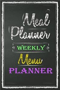 Meal Planner Weekly Menu Planner