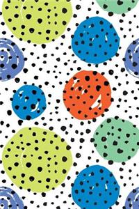 Bullet Journal Notebook Circles and Spots Pattern 2
