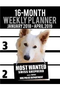 2018-2019 Weekly Planner - Most Wanted Swiss Shepherd