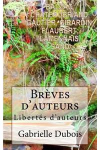 Libertes d'auteurs