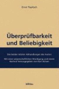 Überprüfbarkeit und Beliebigkeit
