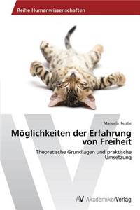 Möglichkeiten der Erfahrung von Freiheit